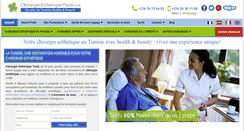 Desktop Screenshot of chirurgie-esthetique-tunis.com
